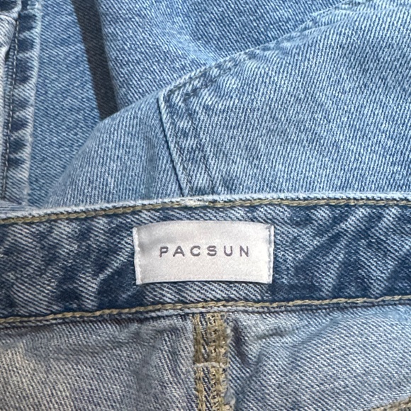 PacSun Light Blue Women's Wide Leg Jeans - Picture 2 of 7